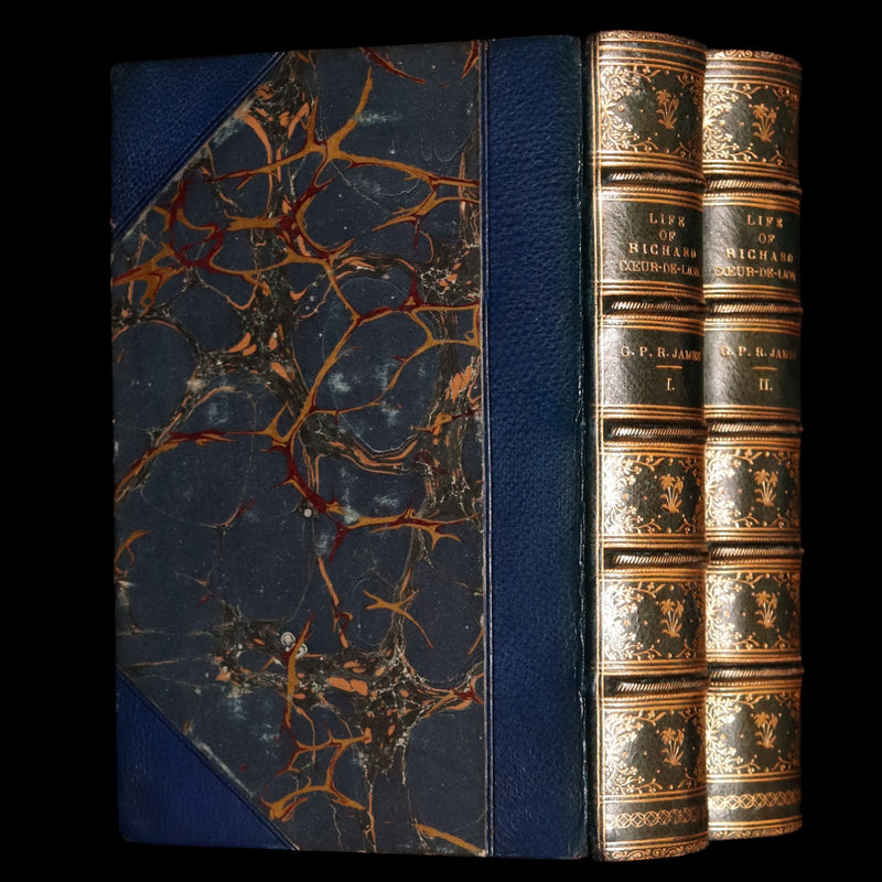 1854 Rare Book Set - History of the Life of Richard Cœur-de-Lion King of England