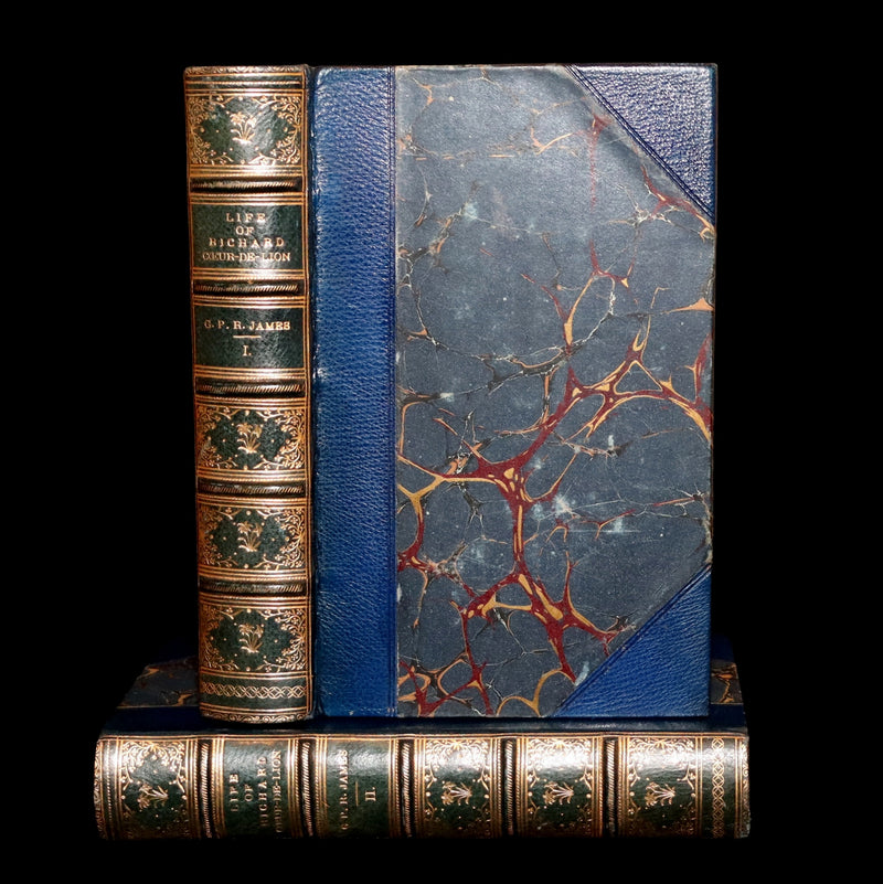 1854 Rare Book Set - History of the Life of Richard Cœur-de-Lion King of England