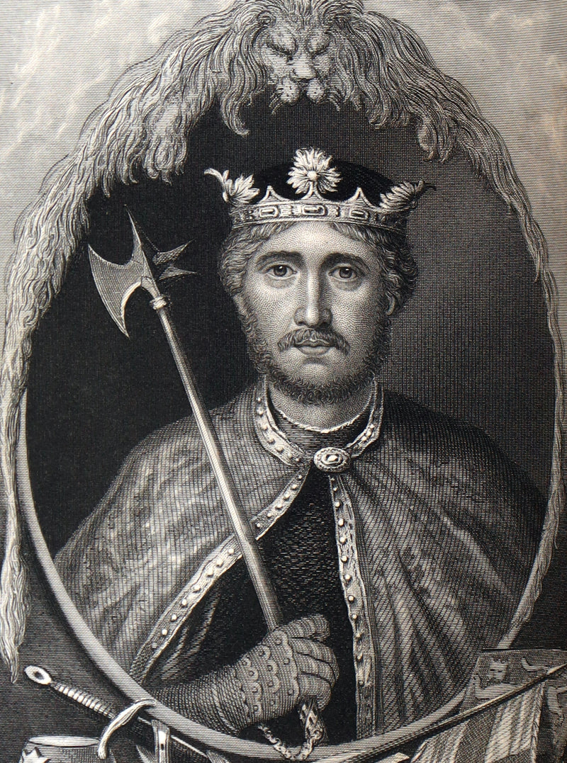 1854 Rare Book Set - History of the Life of Richard Cœur-de-Lion King of England