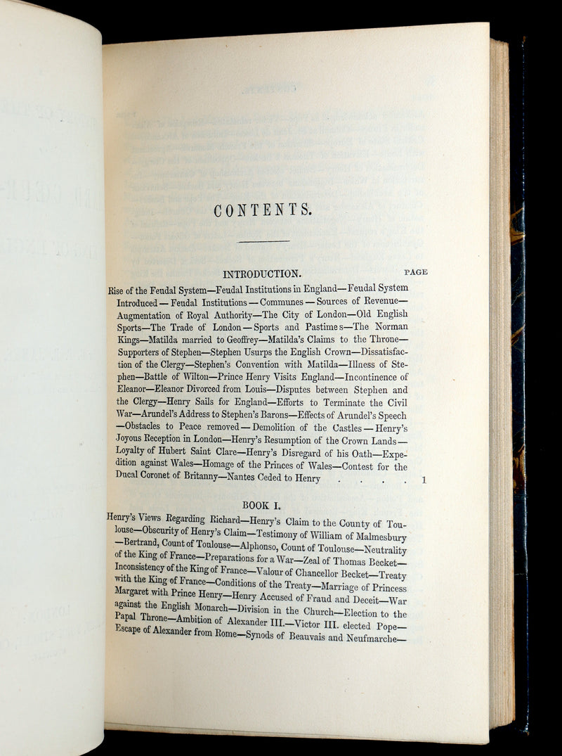 1854 Rare Book Set - History of the Life of Richard Cœur-de-Lion King of England