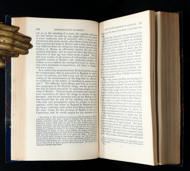 1854 Rare Book Set - History of the Life of Richard Cœur-de-Lion King of England