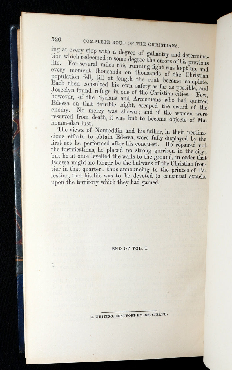 1854 Rare Book Set - History of the Life of Richard Cœur-de-Lion King of England