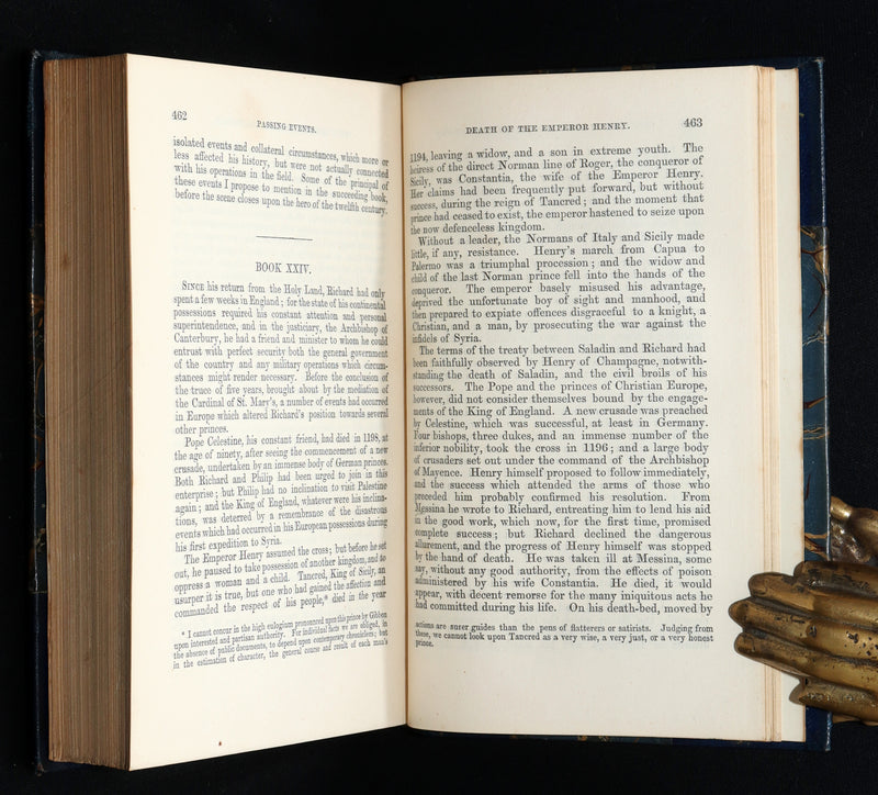 1854 Rare Book Set - History of the Life of Richard Cœur-de-Lion King of England