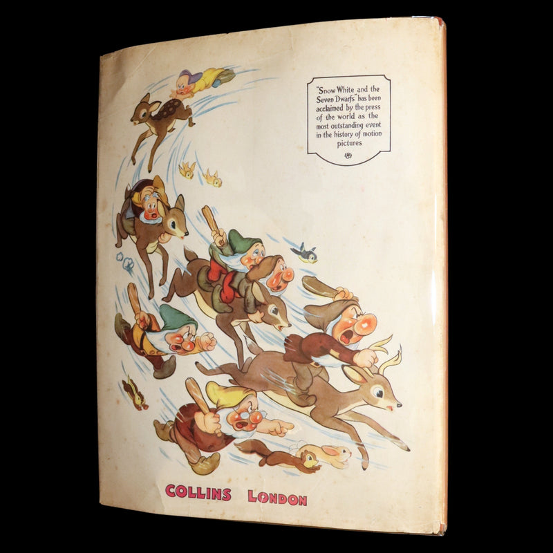 1938 Scarce  1stED with Dust Jacket - Walt Disney Snow White and the Seven Dwarfs