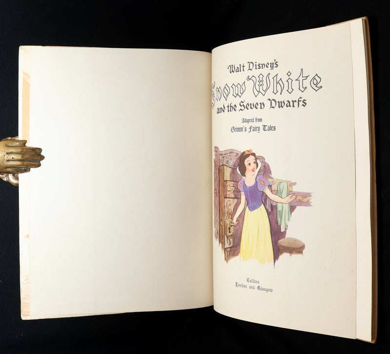 1938 Scarce  1stED with Dust Jacket - Walt Disney Snow White and the Seven Dwarfs