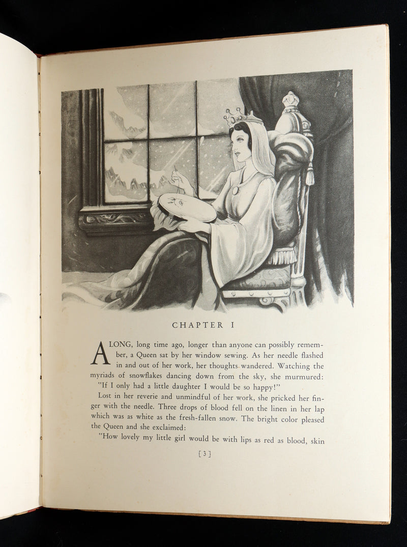 1938 Scarce  1stED with Dust Jacket - Walt Disney Snow White and the Seven Dwarfs