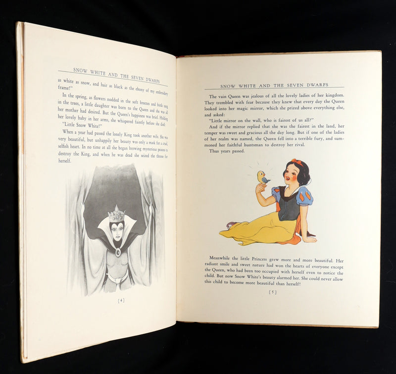 1938 Scarce  1stED with Dust Jacket - Walt Disney Snow White and the Seven Dwarfs