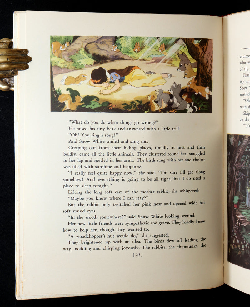 1938 Scarce  1stED with Dust Jacket - Walt Disney Snow White and the Seven Dwarfs