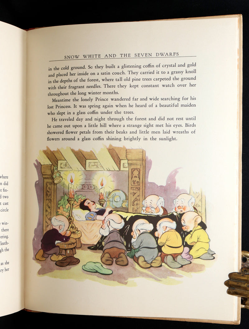 1938 Scarce  1stED with Dust Jacket - Walt Disney Snow White and the Seven Dwarfs