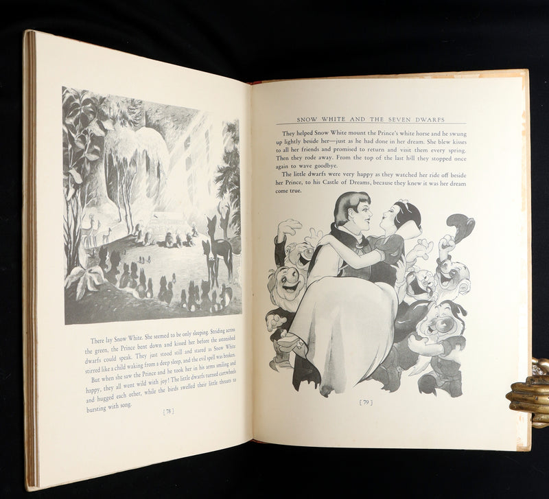 1938 Scarce  1stED with Dust Jacket - Walt Disney Snow White and the Seven Dwarfs