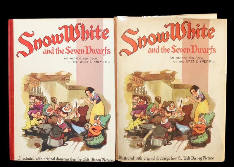 1938 Scarce  1stED with Dust Jacket - Walt Disney Snow White and the Seven Dwarfs