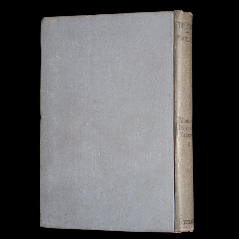 1893 Rare Book - The Prince From the Italian of Nicolo Michiavelli