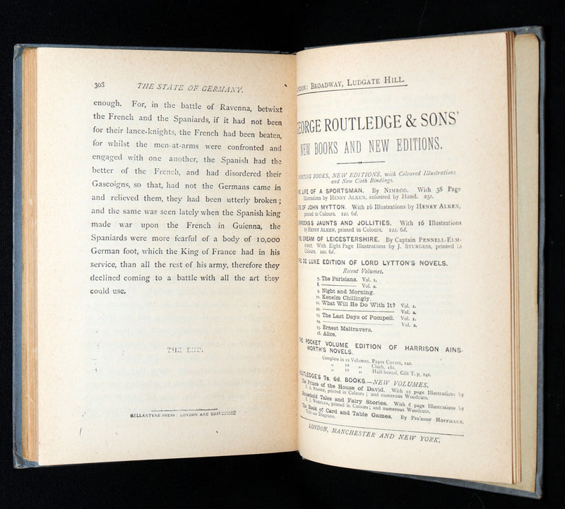 1893 Rare Book - The Prince From the Italian of Nicolo Michiavelli