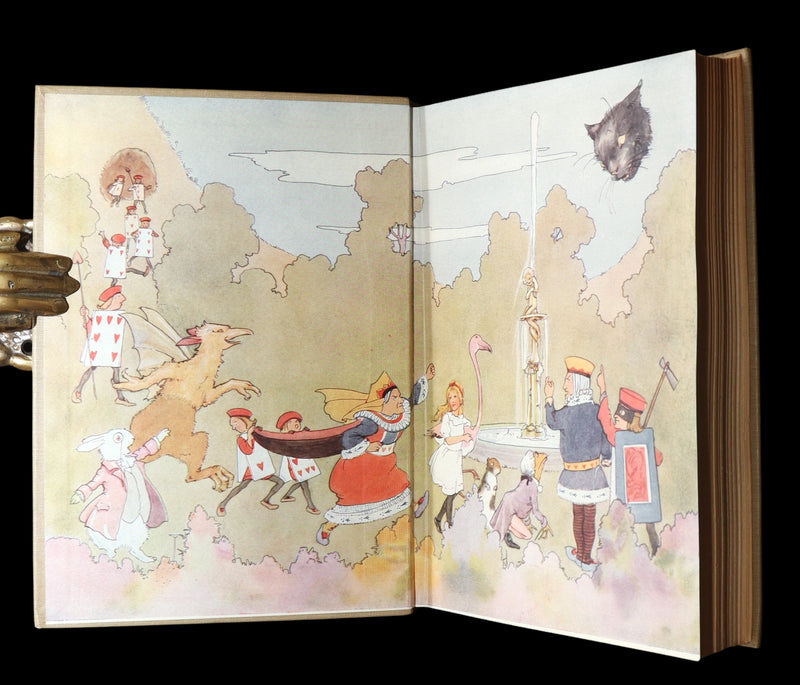 1920 Rare Book - Alice in Wonderland illustrated by Margaret W. Tarrant