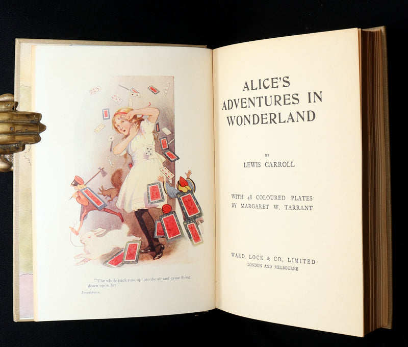 1920 Rare Book - Alice in Wonderland illustrated by Margaret W. Tarrant