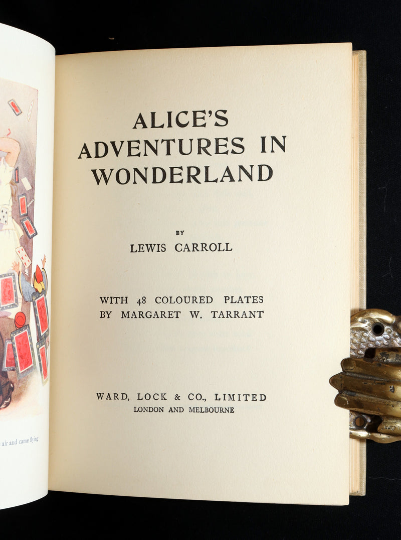 1920 Rare Book - Alice in Wonderland illustrated by Margaret W. Tarrant