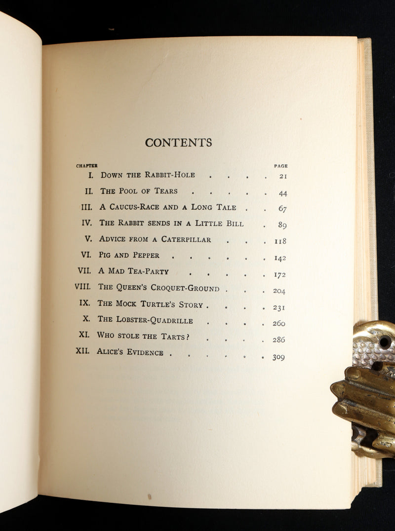 1920 Rare Book - Alice in Wonderland illustrated by Margaret W. Tarrant