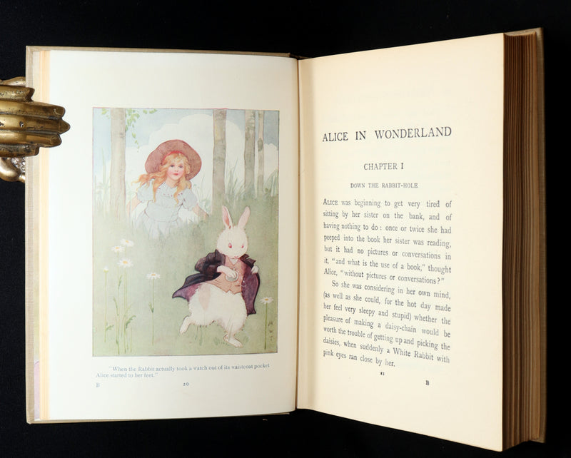 1920 Rare Book - Alice in Wonderland illustrated by Margaret W. Tarrant