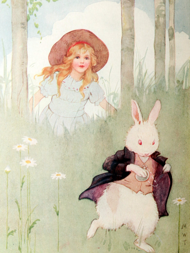 1920 Rare Book - Alice in Wonderland illustrated by Margaret W. Tarrant