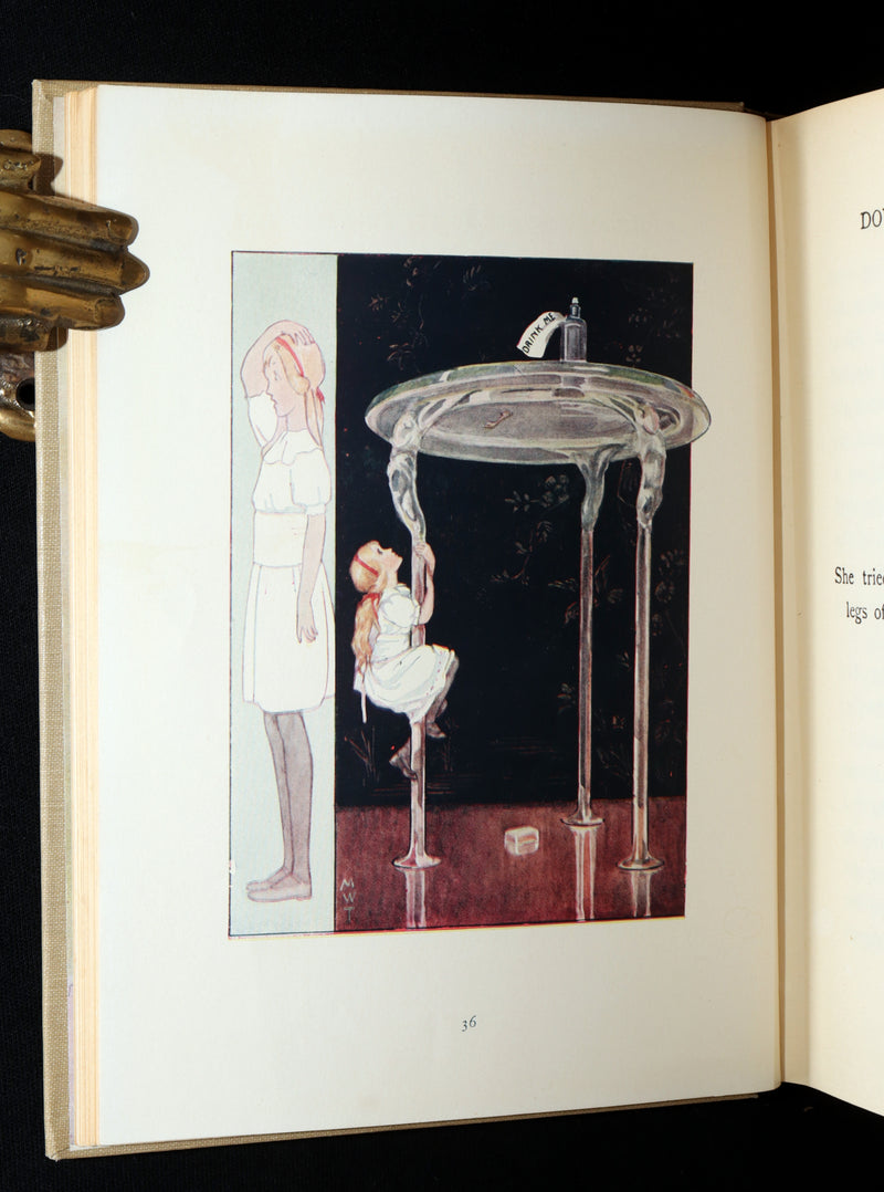 1920 Rare Book - Alice in Wonderland illustrated by Margaret W. Tarrant