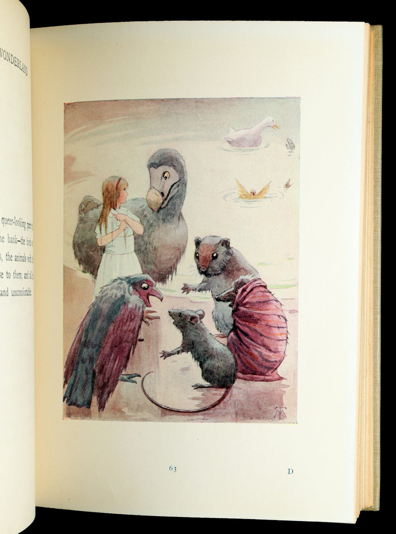 1920 Rare Book - Alice in Wonderland illustrated by Margaret W. Tarrant