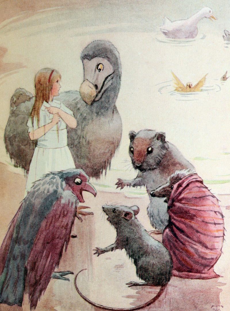 1920 Rare Book - Alice in Wonderland illustrated by Margaret W. Tarrant