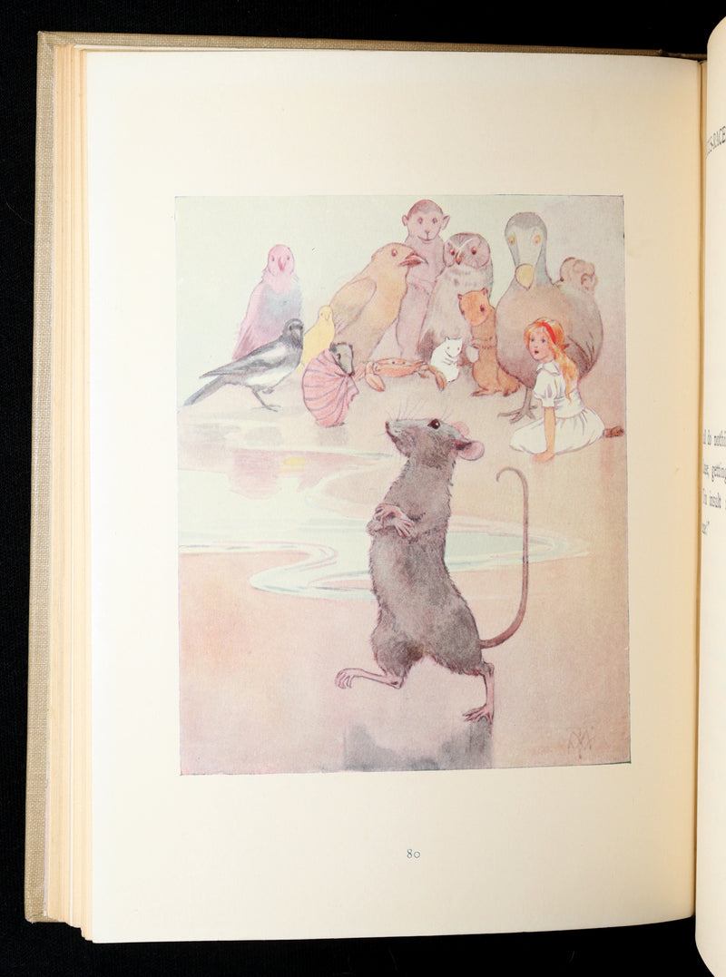 1920 Rare Book - Alice in Wonderland illustrated by Margaret W. Tarrant