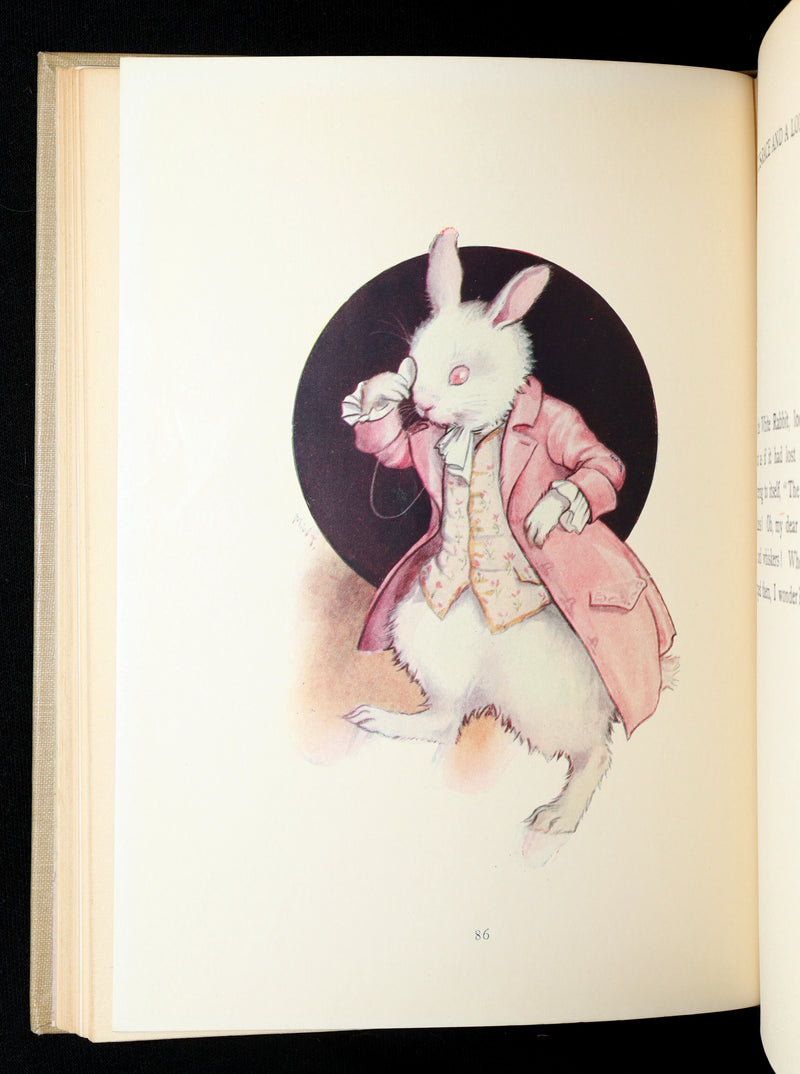 1920 Rare Book - Alice in Wonderland illustrated by Margaret W. Tarrant