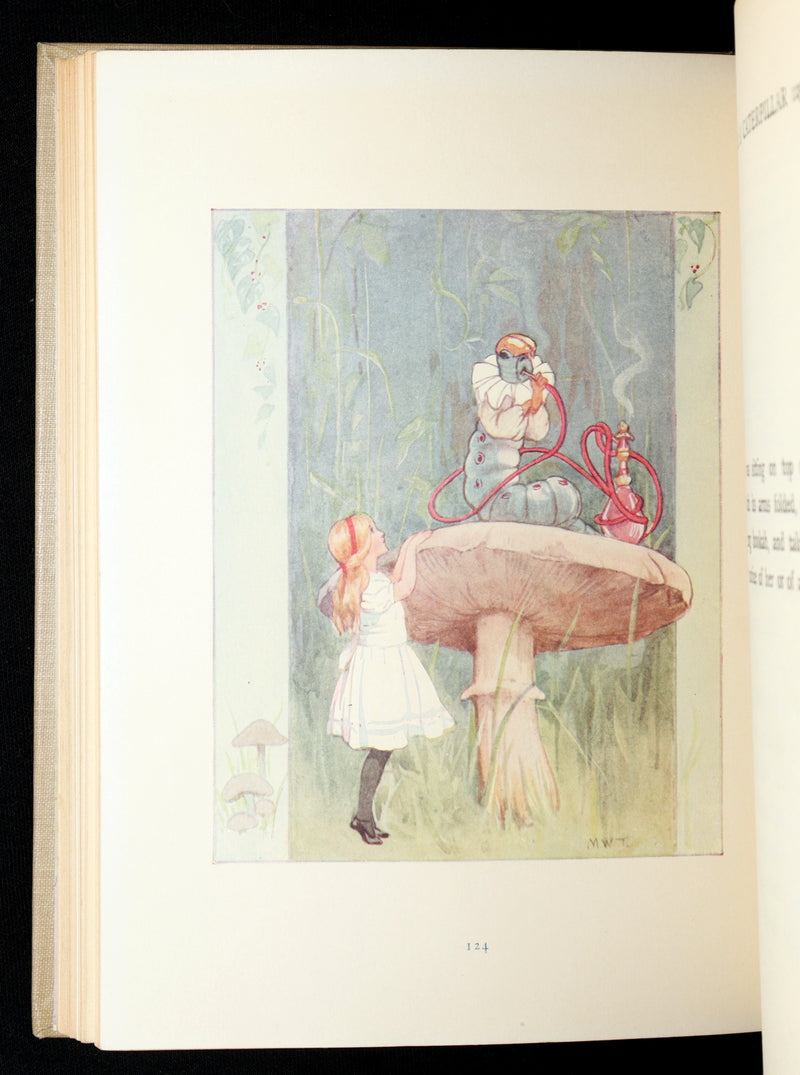 1920 Rare Book - Alice in Wonderland illustrated by Margaret W. Tarrant