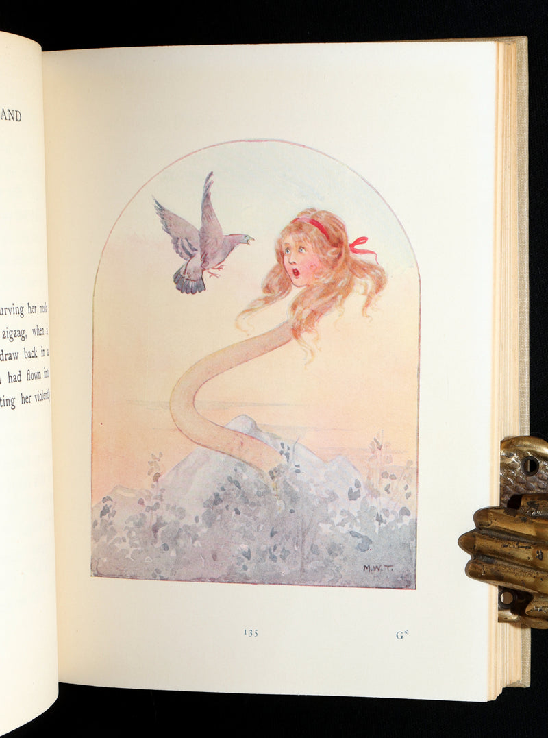 1920 Rare Book - Alice in Wonderland illustrated by Margaret W. Tarrant