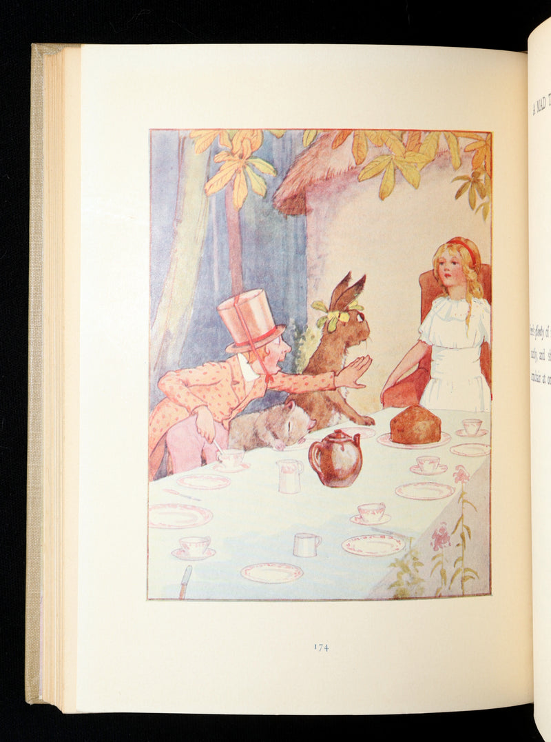 1920 Rare Book - Alice in Wonderland illustrated by Margaret W. Tarrant