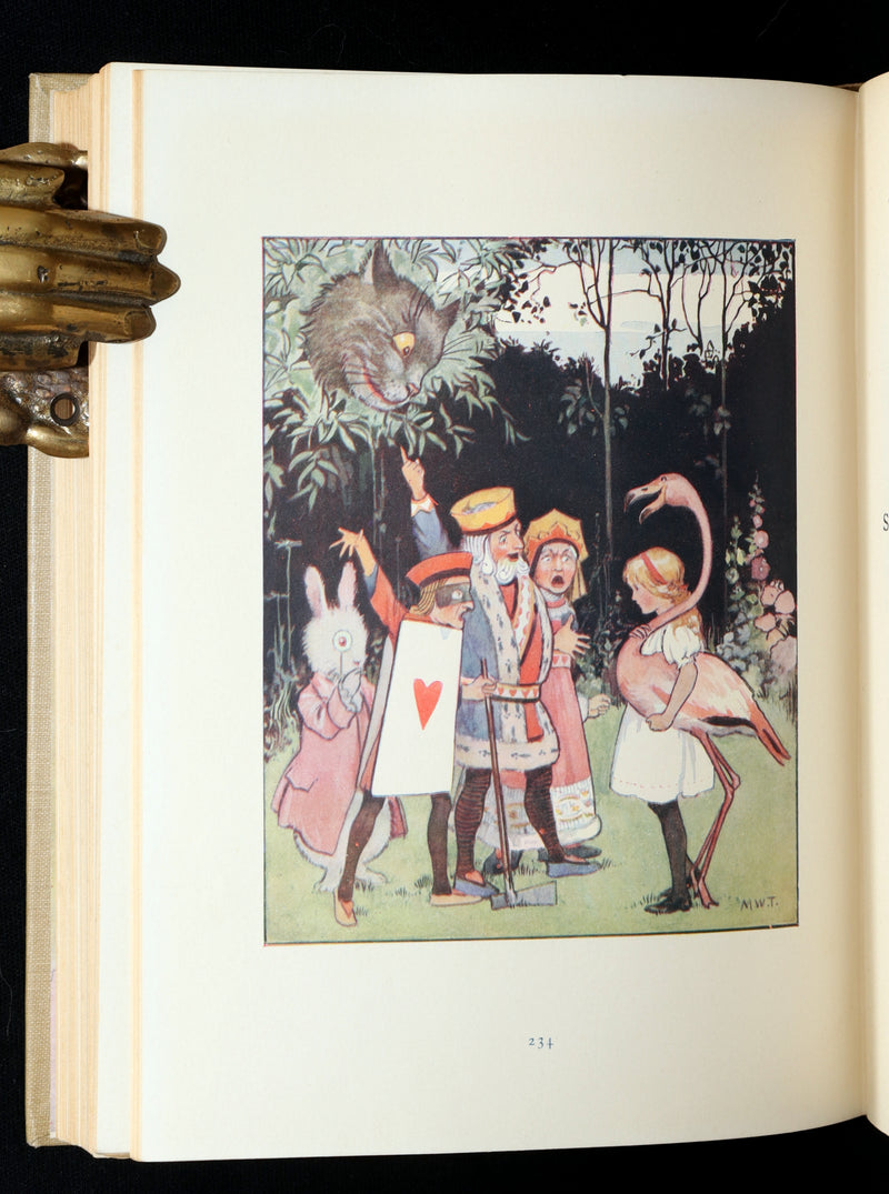 1920 Rare Book - Alice in Wonderland illustrated by Margaret W. Tarrant