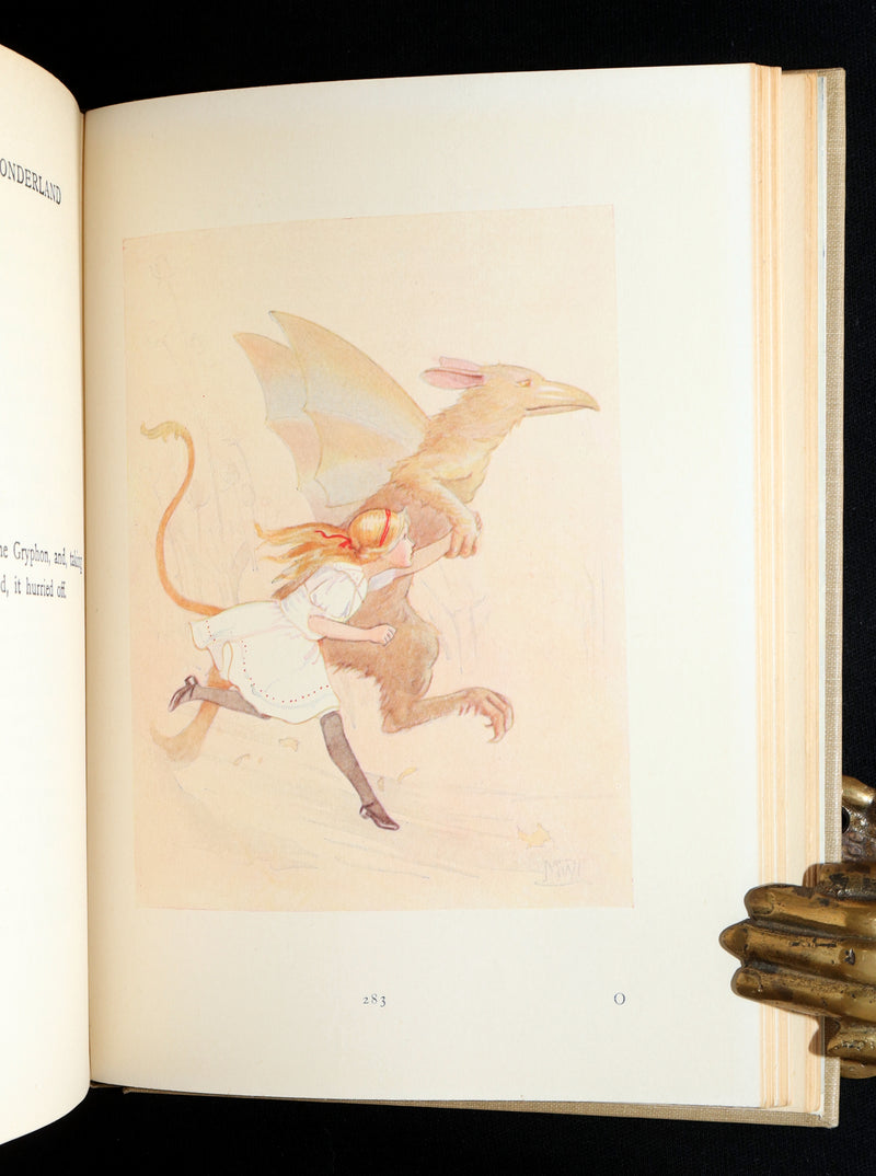 1920 Rare Book - Alice in Wonderland illustrated by Margaret W. Tarrant