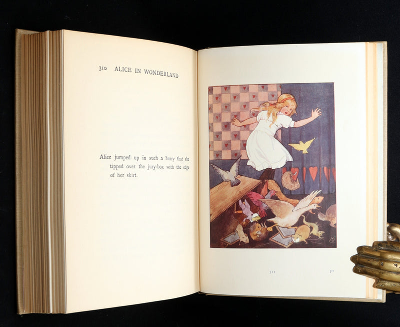 1920 Rare Book - Alice in Wonderland illustrated by Margaret W. Tarrant
