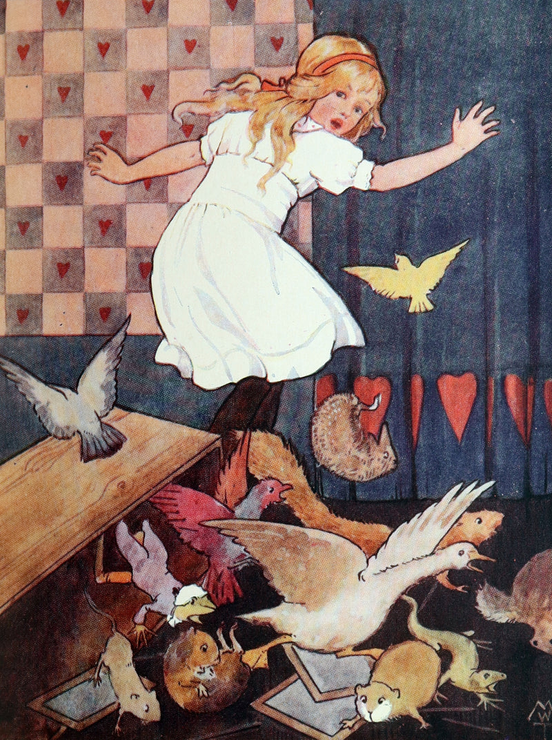1920 Rare Book - Alice in Wonderland illustrated by Margaret W. Tarrant