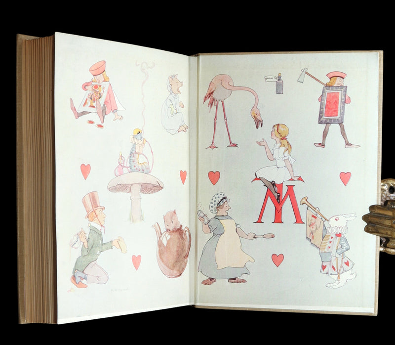 1920 Rare Book - Alice in Wonderland illustrated by Margaret W. Tarrant