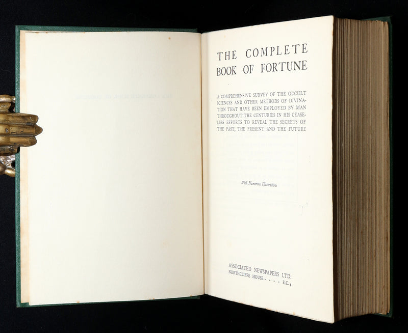 1930 Rare Book - The Complete Book of Fortune, Occult Sciences And Divination