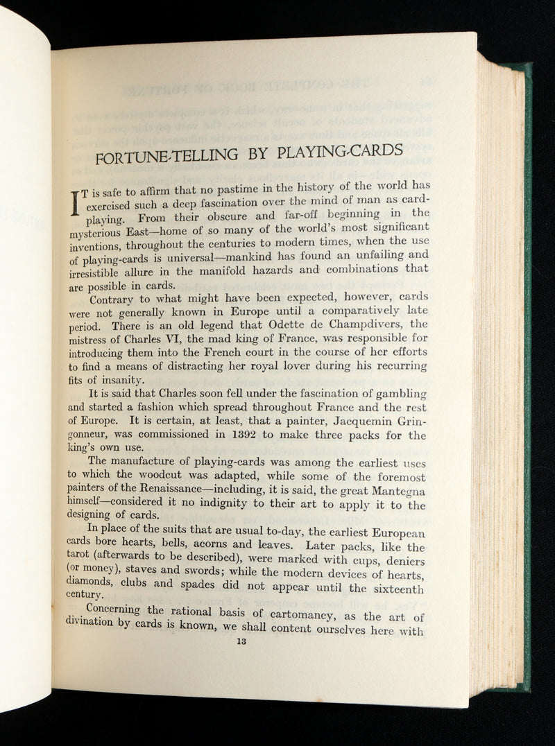 1930 Rare Book - The Complete Book of Fortune, Occult Sciences And Divination