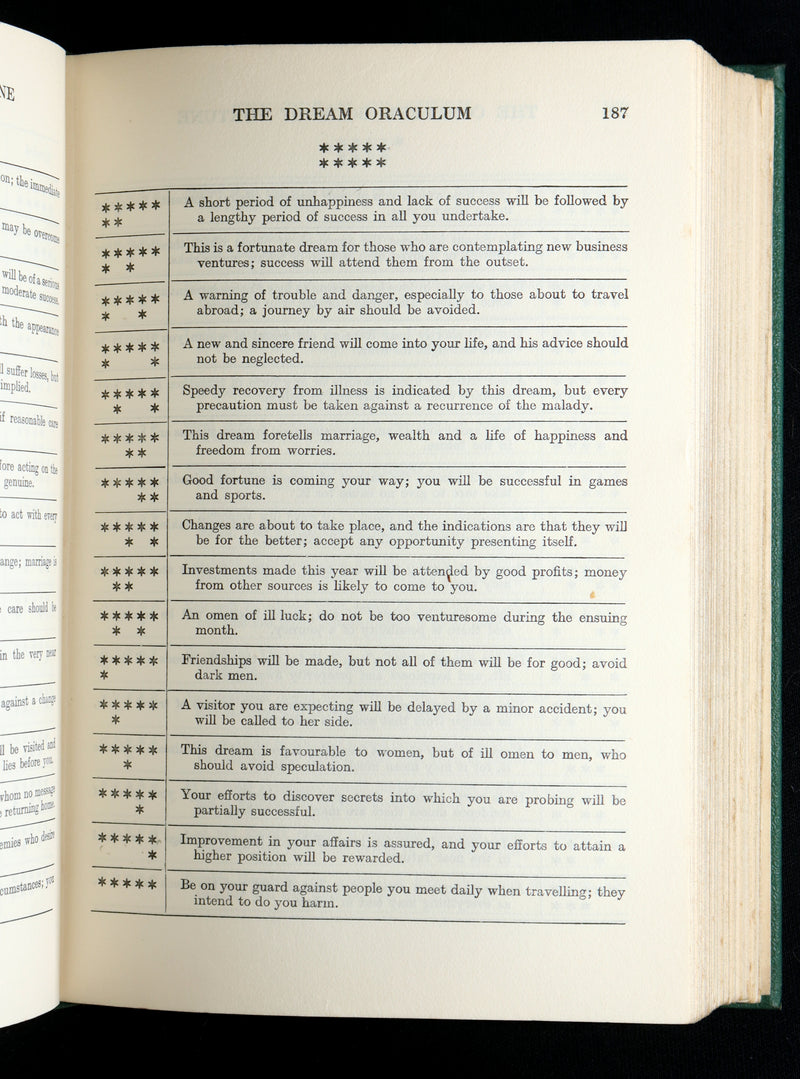 1930 Rare Book - The Complete Book of Fortune, Occult Sciences And Divination