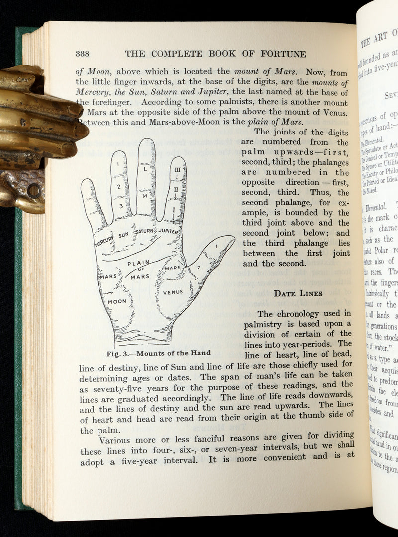 1930 Rare Book - The Complete Book of Fortune, Occult Sciences And Divination