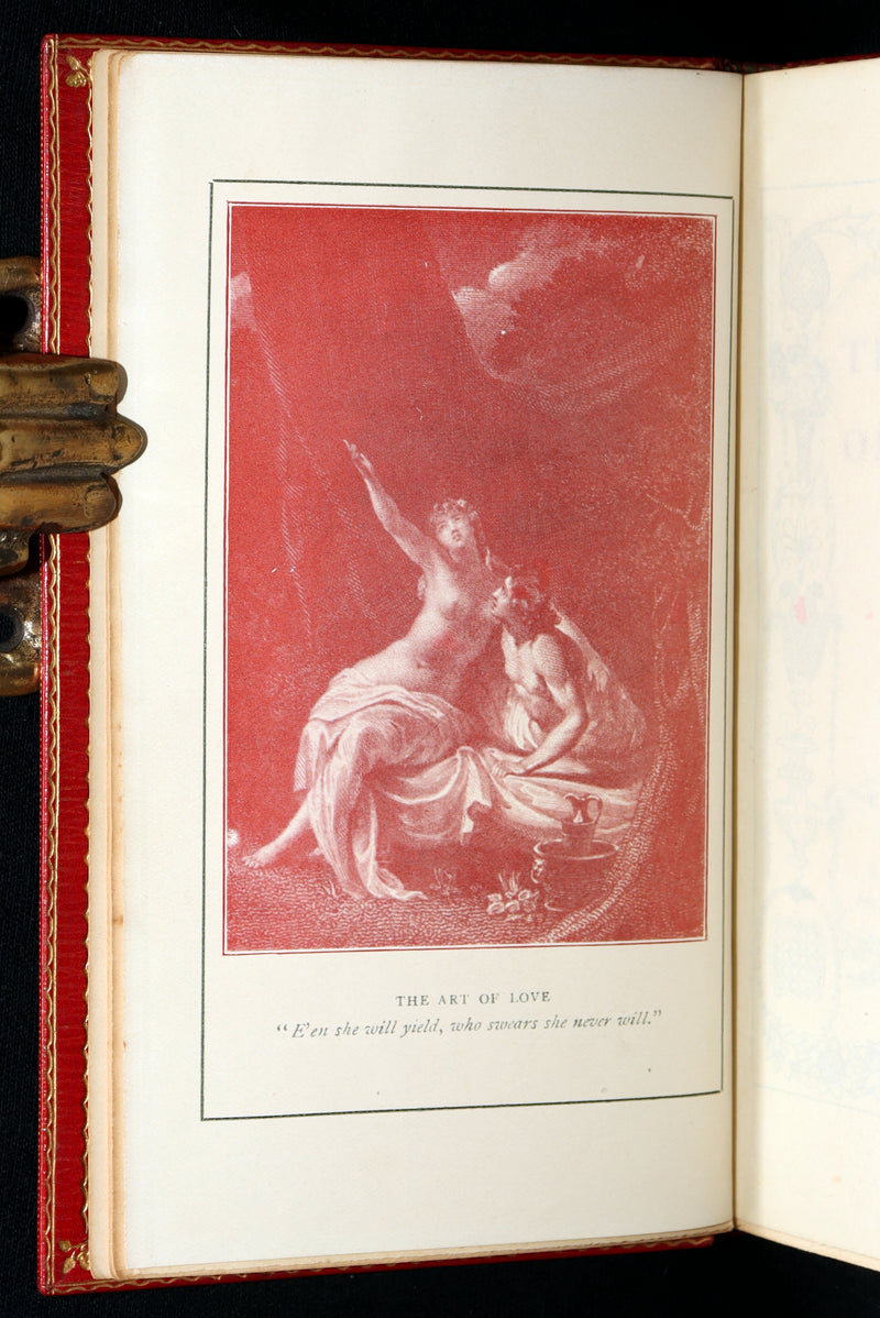 1910 Scarce Book bound by Root - Ovid's Art and Remedy of Love