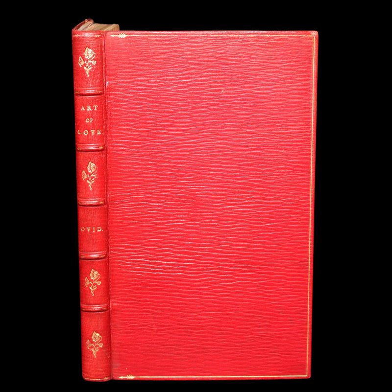 1910 Scarce Book bound by Root - Ovid's Art and Remedy of Love