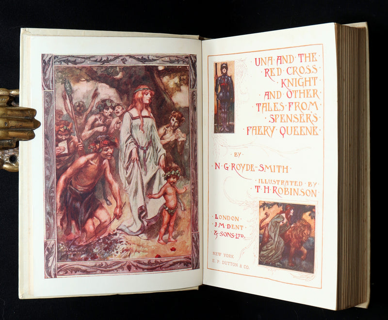 1934 Rare Book - Una and the Red Cross Knight from Spenser's Faery Queene