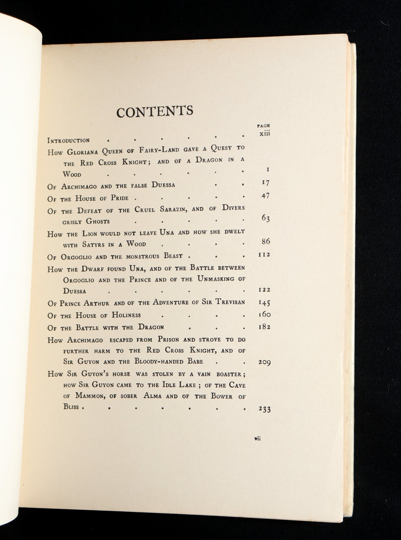 1934 Rare Book - Una and the Red Cross Knight from Spenser's Faery Queene