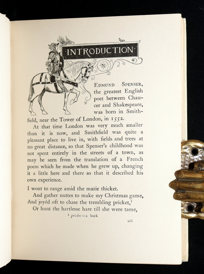 1934 Rare Book - Una and the Red Cross Knight from Spenser's Faery Queene