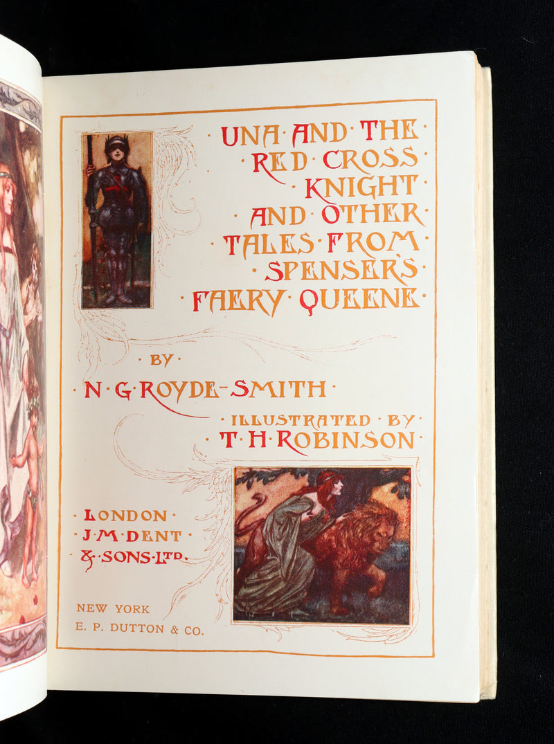 1934 Rare Book - Una and the Red Cross Knight from Spenser's Faery Queene
