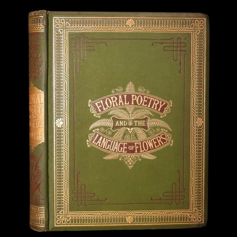 1877 Rare Floriography Book -  Floral Poetry and the Language of Flowers