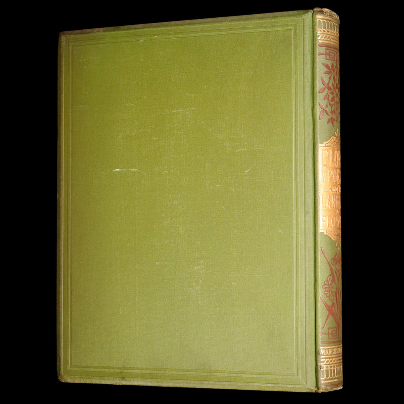1877 Rare Floriography Book -  Floral Poetry and the Language of Flowers