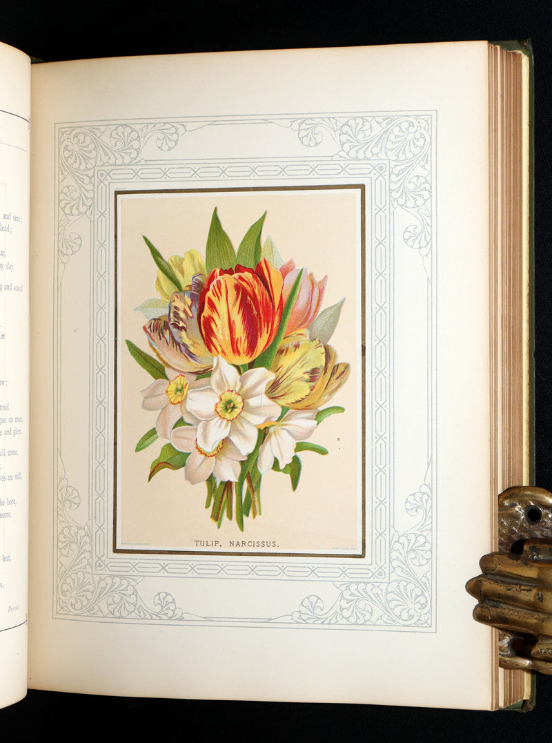 1877 Rare Floriography Book -  Floral Poetry and the Language of Flowers
