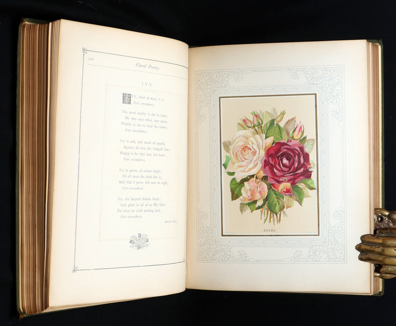 1877 Rare Floriography Book -  Floral Poetry and the Language of Flowers